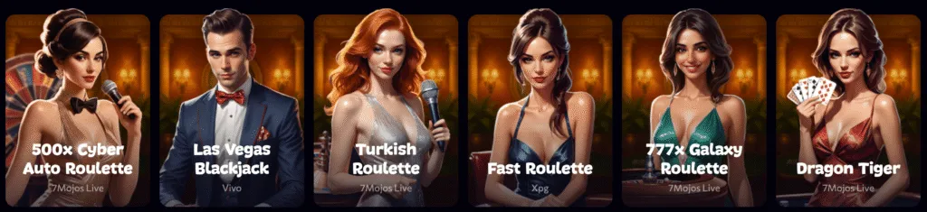 Live Dealer Options at Aphrodite Casino